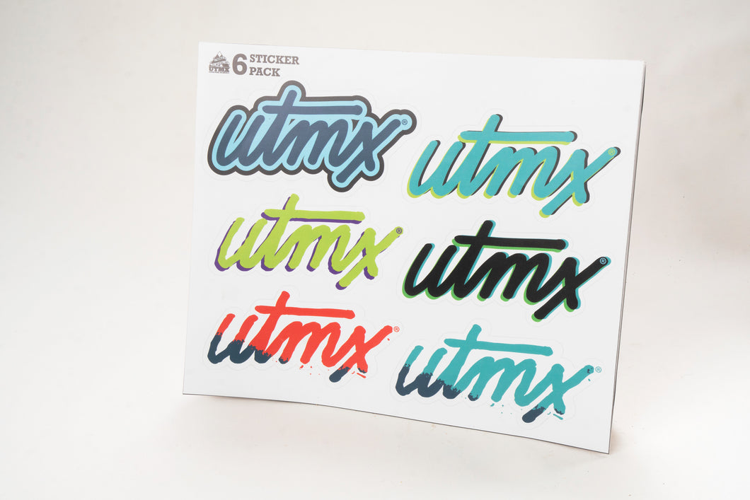 UTMX 6 pack sticker