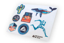 Cargar imagen en el visor de la galería, 7 pack sticker edición Mar a Mar by UTMX®
