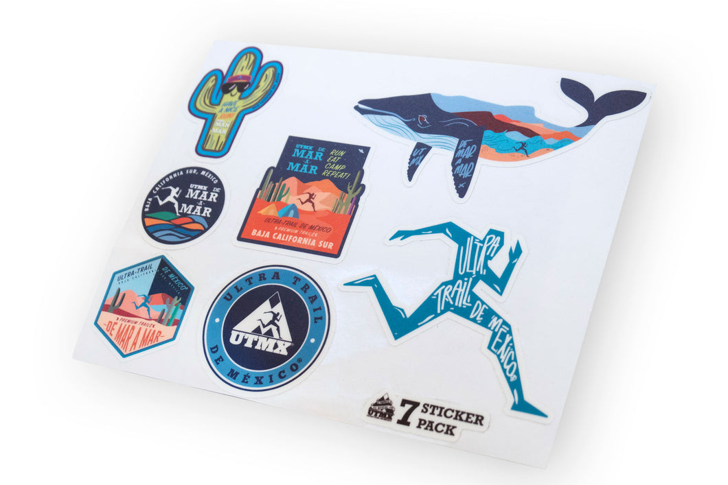 7 pack sticker edición Mar a Mar by UTMX®
